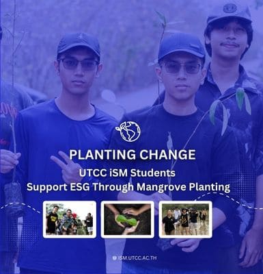 Planting Change &#8211; UTCC iSM Students Support ESG Through Mangrove Planting