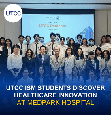 UTCC iSM Students Discover Healthcare Innovation at MedPark Hospital